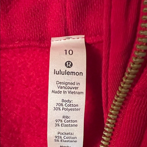 Lululemon Athletica Vibrant Red Women's Jacket - Picture 4 of 8